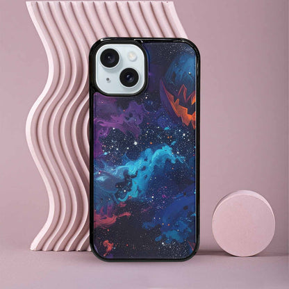 iPhone 15 Case — Eamless Repeating Pattern Of Overlapping Pumpkin, Custom Phone Case