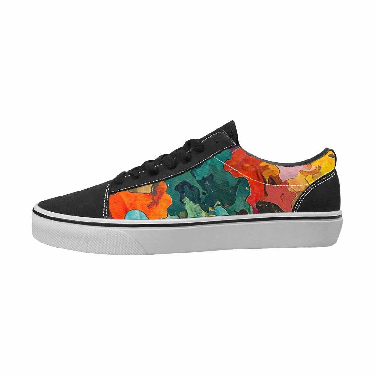MEN'S Camo Full Color Canvas Custom Design Surreal Limited Edition Sneakers