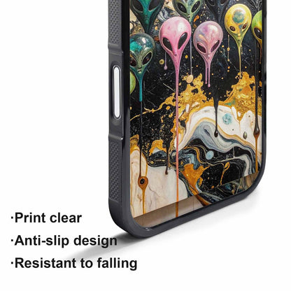 iPhone 17 Air Case — Aliens Marblemelting Aliens Pa Cy7 Alien, Custom Printed Phone Case