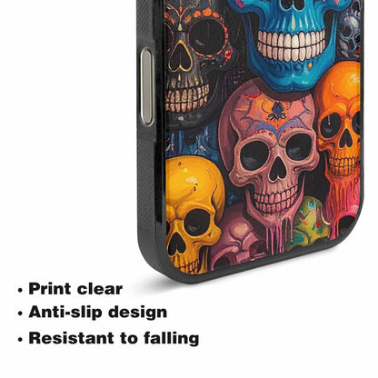 iPhone 16 Pro Max Case — Skulls General Skulls Pattern, Custom Art Phone Cover