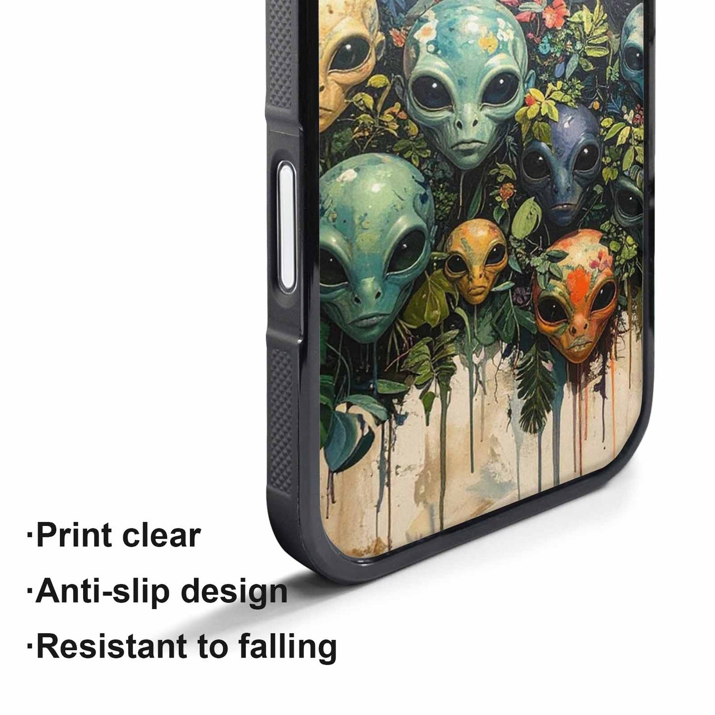 iPhone 17 Pro Case — Aliens Pattern Hundreds Of Sma Alien, Custom Phone Case