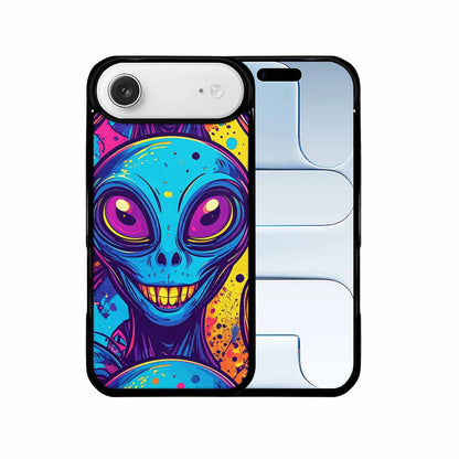 iPhone 17 Air Case — Alien Ufo Cartoon Art Pattern Alien, Custom Designed Case Cover