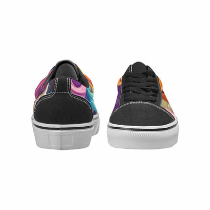 WOMEN'S Melting Ice Cream Monster Lace-Up Canvas Grunge Shoes
