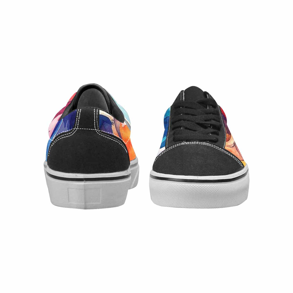 WOMEN'S Kulls - Watercolor Canvas Lace-Up Vibrant Chaos Shoes