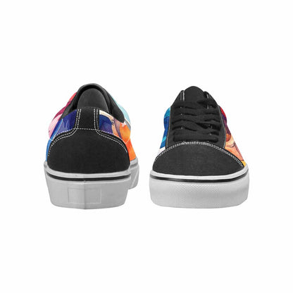 WOMEN'S Kulls - Watercolor Canvas Lace-Up Vibrant Chaos Shoes