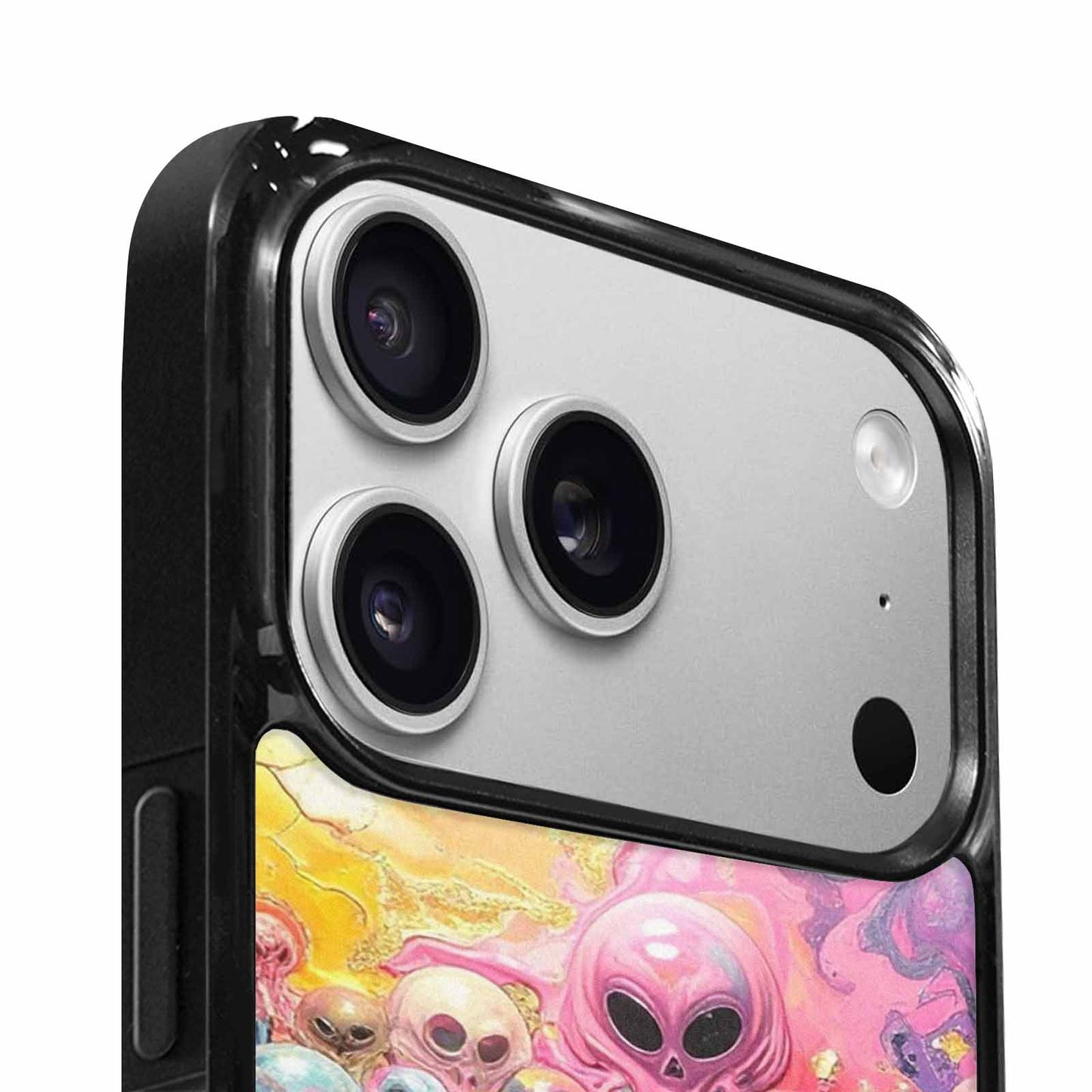 iPhone 17 Pro Max Case — Aliens Marblemelting Aliens Pa Alien Scifi, Original Design Phone Case