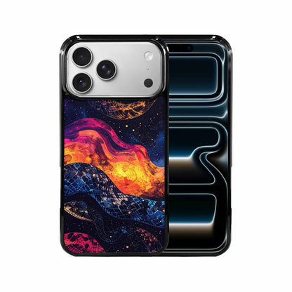 iPhone 17 Pro Max Case — Snake Print Galaxy Seamless Animal Print, Customized Protective Case