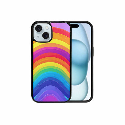 iPhone 15 Case — Rainbow Pride, Custom Art Phone Cover