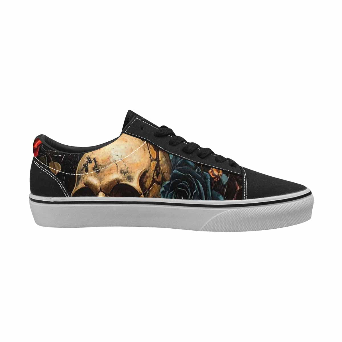 WOMEN'S Skulls Roses Melting Skulls Lace-Up Canvas Y2K Shoes