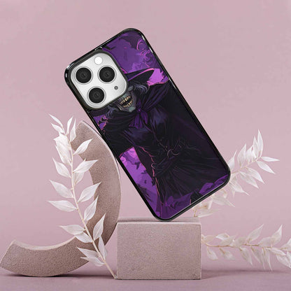 iPhone 15 Pro Max Case — Scary Horror Halloween Art Print Edge, Custom Art Phone Cover