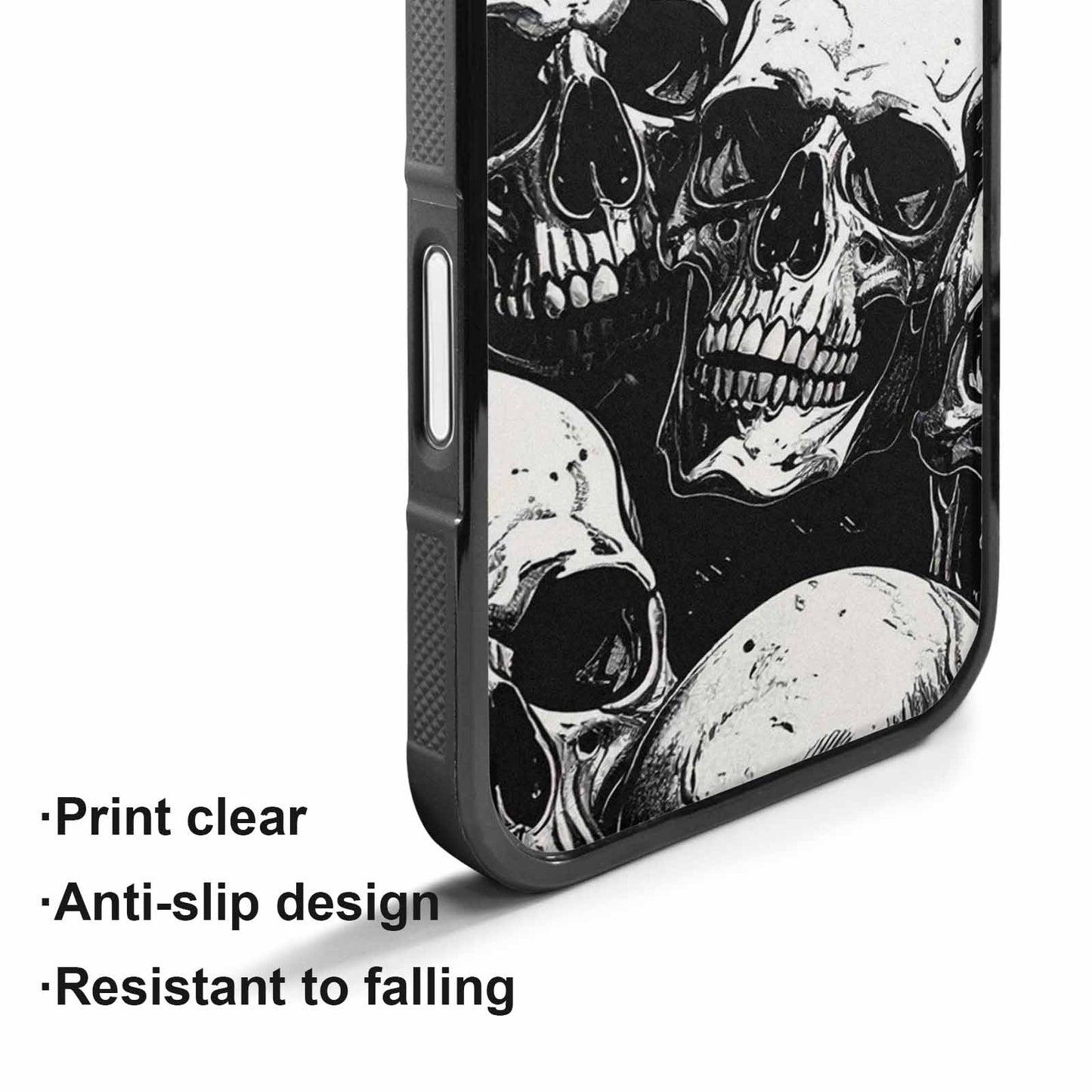 iPhone 17 Case — Skull Dark Art Gothic Print Gothic, Personalized Phone Case