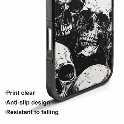 iPhone 17 Case — Skull Dark Art Gothic Print Gothic, Personalized Phone Case