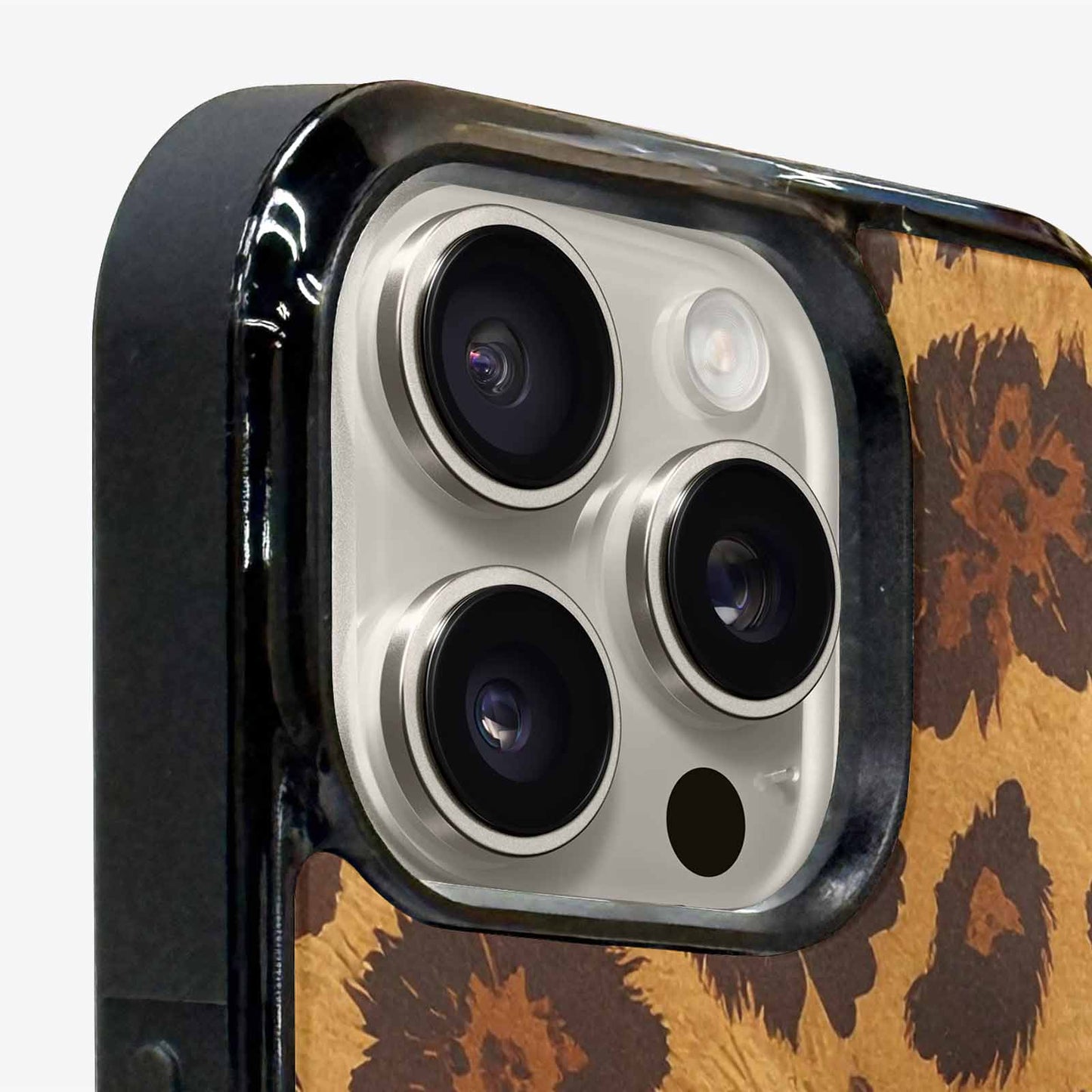 iPhone 16 Pro Case — Classic Leopard Print Warm Golden Tan, Unique Phone Case Design