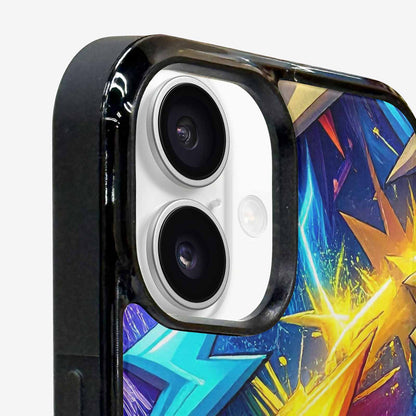 iPhone 16 Case — Lightning Bolt Storm Pattern Hundreds Of, Original Design Phone Case