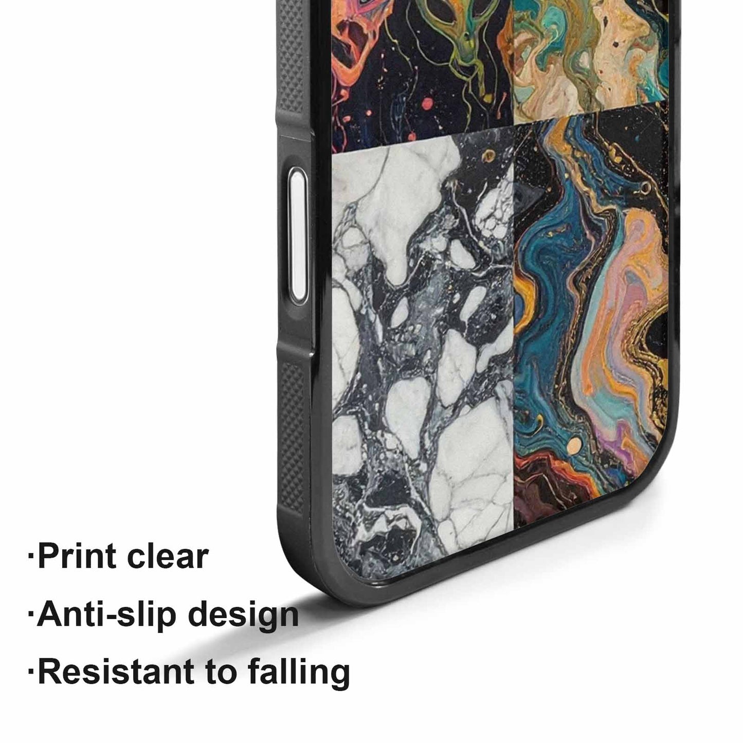 iPhone 17 Case — Aliens Marblealiens Pattern Alien Scifi, Custom Designed Case Cover