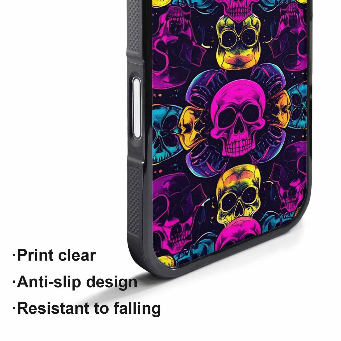 iPhone 17 Pro Case — Skull Dark Art Gothic Print Gothic, Custom Designed Case Cover