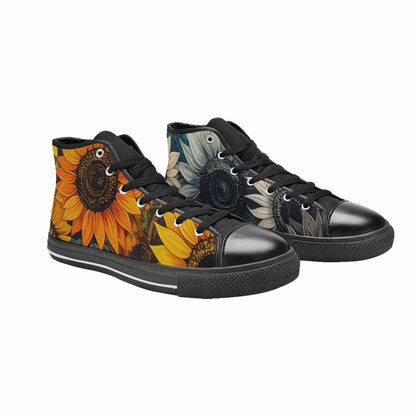 MEN'S Blend Melt Them High Top Canvas Cottagecore Shoes