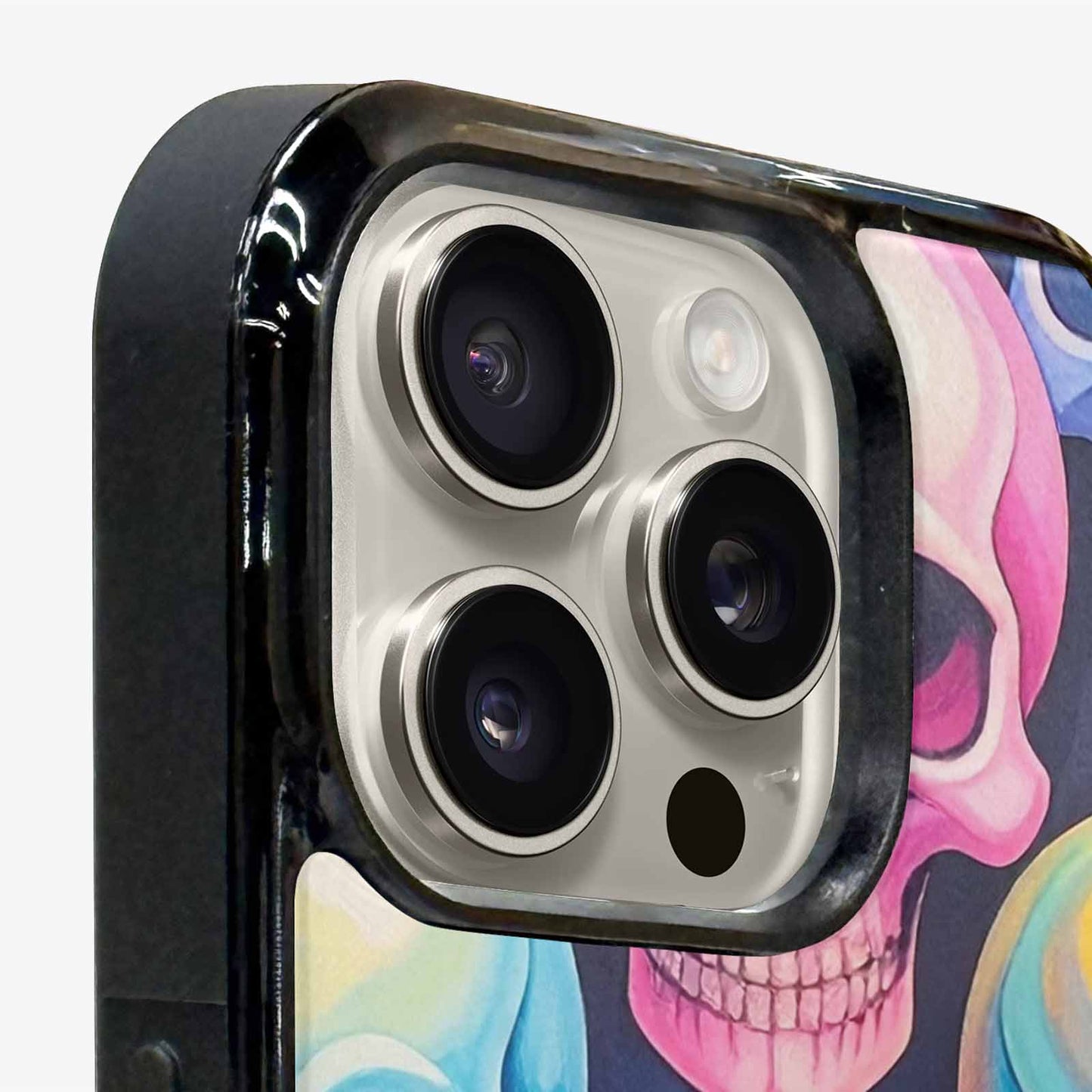 iPhone 16 Pro Max Case — Dripping Candy Skulls Custom, Customized Protective Case