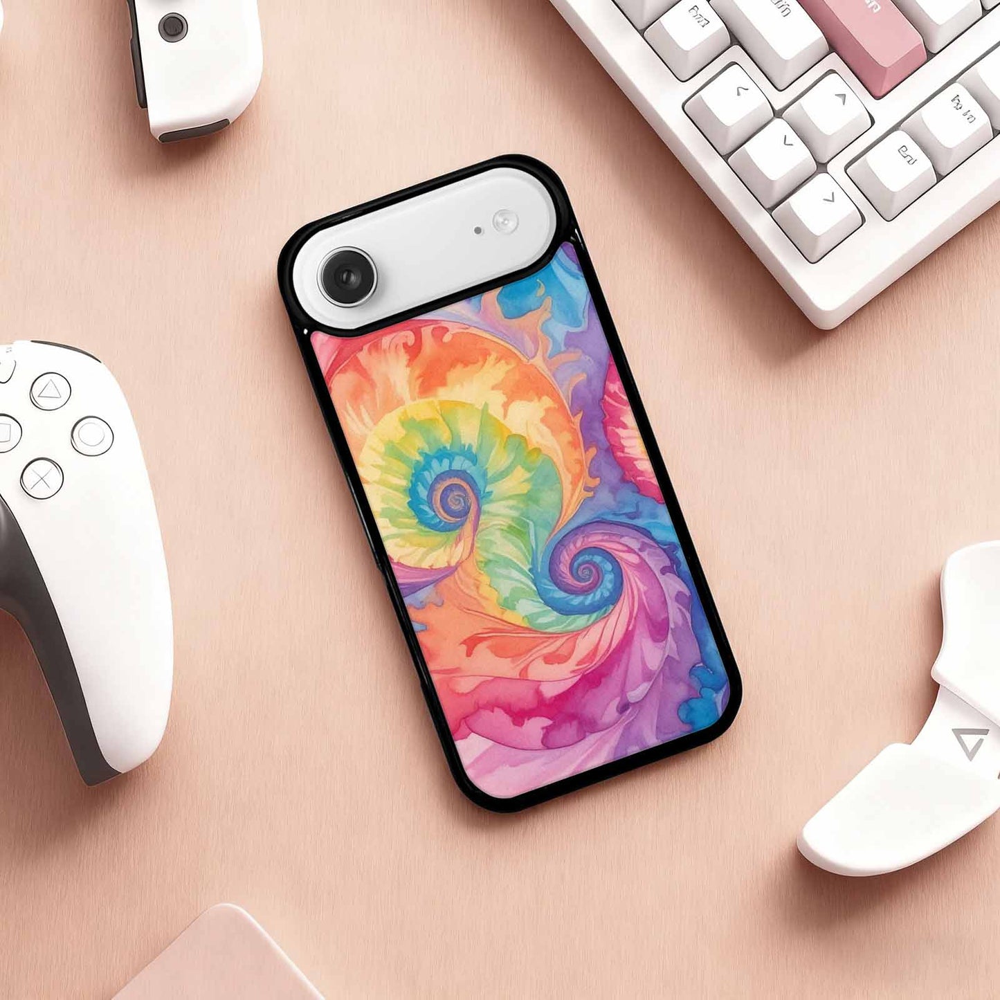 iPhone 17 Air Case — Tie Dye Swirls Tie Dye Tie, Custom Art Phone Cover