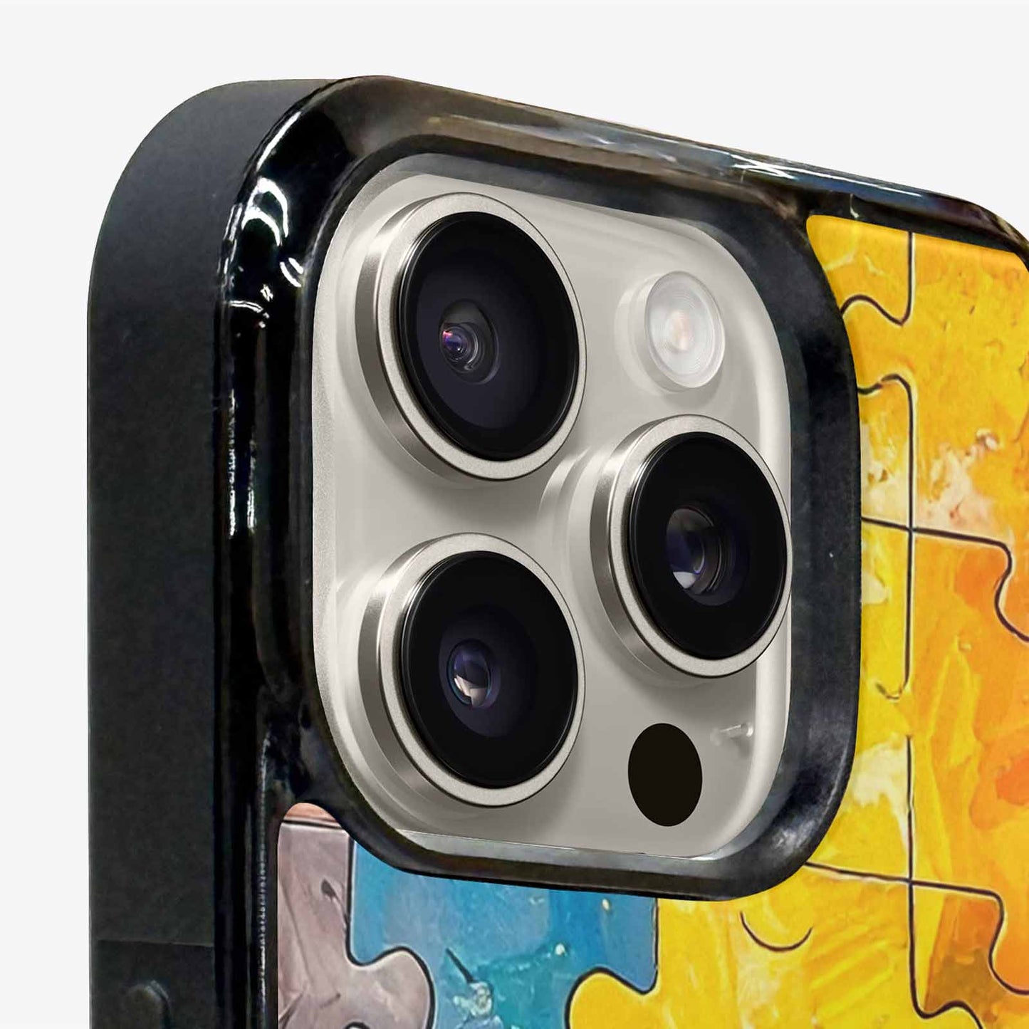 iPhone 16 Pro Max Case — Autism Puzzle Pieces Puzzle Piece Pattern, Custom Print Case Cover