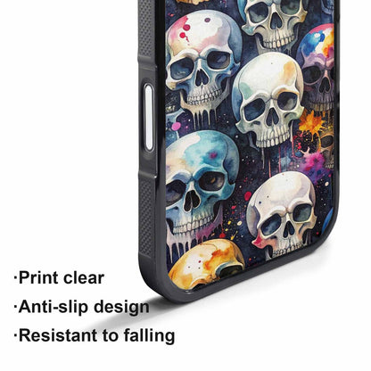 iPhone 17 Pro Max Case — Skull Dark Art Gothic Print Gothic, Personalized Phone Case