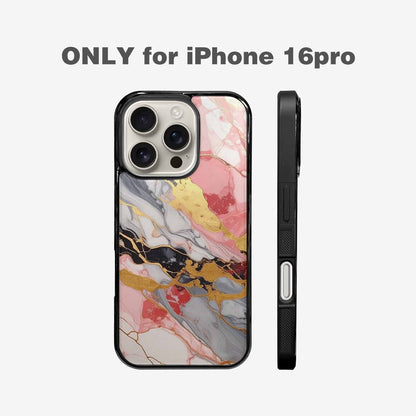 iPhone 16 Pro Case — Marble Vein Marble Veins Pattern Hundreds, Original Design Phone Case