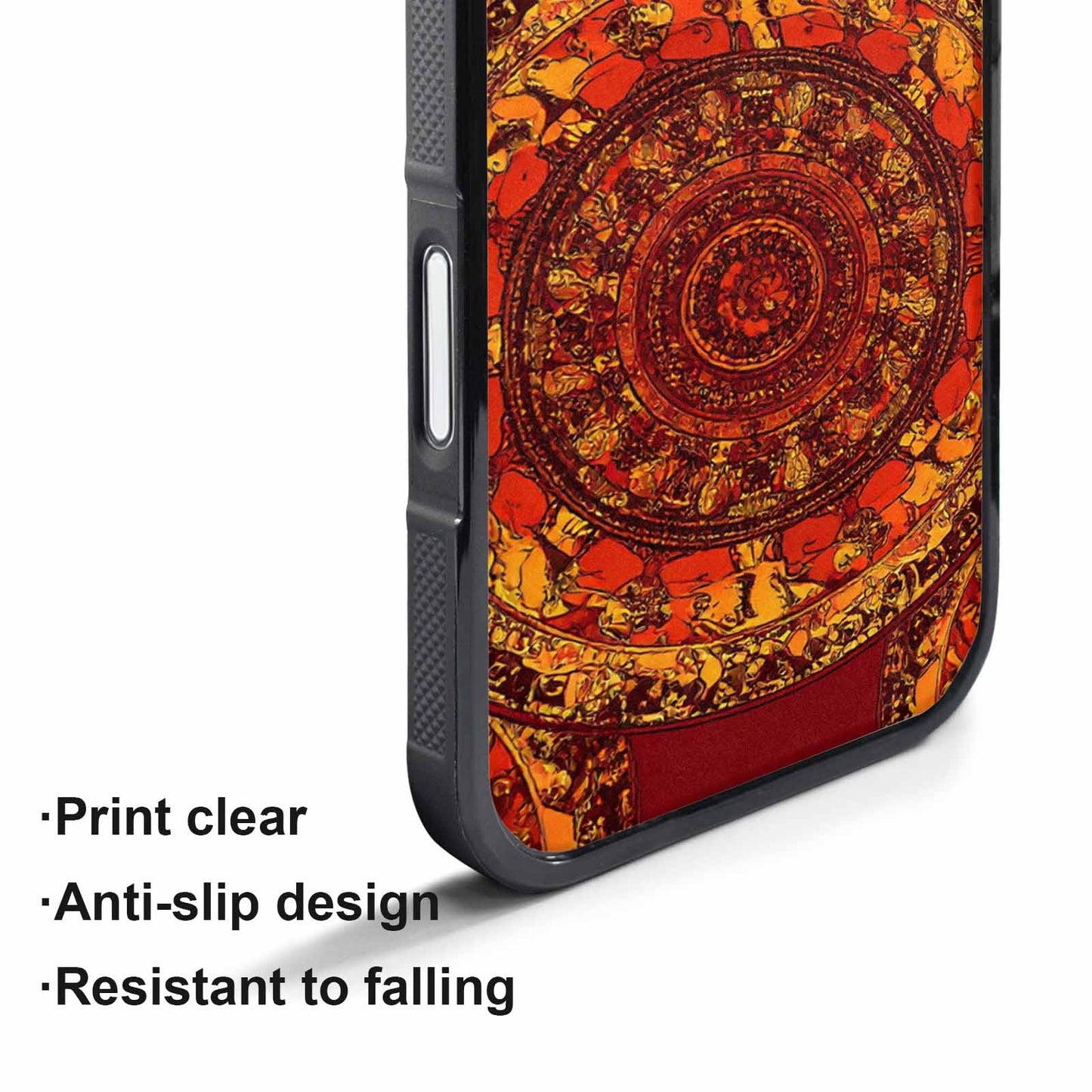 iPhone 17 Air Case — Mandala Lions Art Seamless Pattern Original, Custom Designed Case Cover