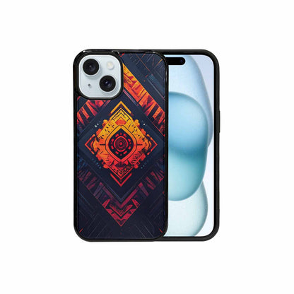 iPhone 15 Case — Wild Tribal Ripple, Custom Art Phone Cover