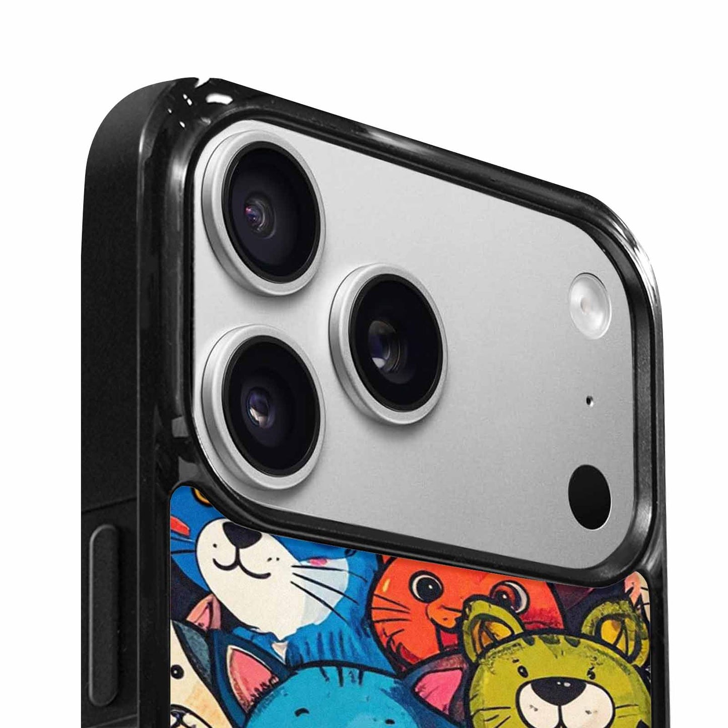 iPhone 17 Pro Max Case — Seamless Tileable Pattern Of Cartoon Cute, Custom Designed Case Cover