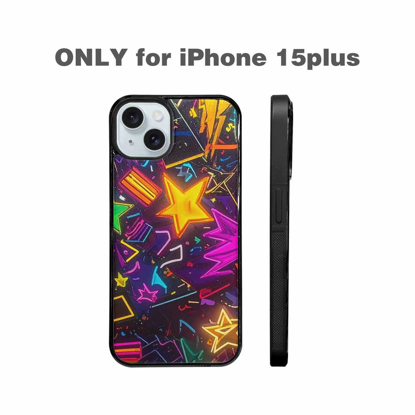 iPhone 15 Plus Case — 80s Retro Motif 80s Retro Motifs, Custom Made Phone Cover
