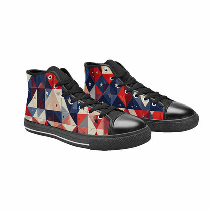 MEN'S American Flag Stars High Top Canvas Dreamcore Shoes