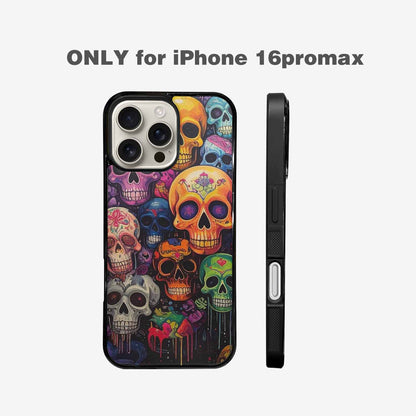 iPhone 16 Pro Max Case — Skulls General Skulls Pattern, Custom Made Phone Cover