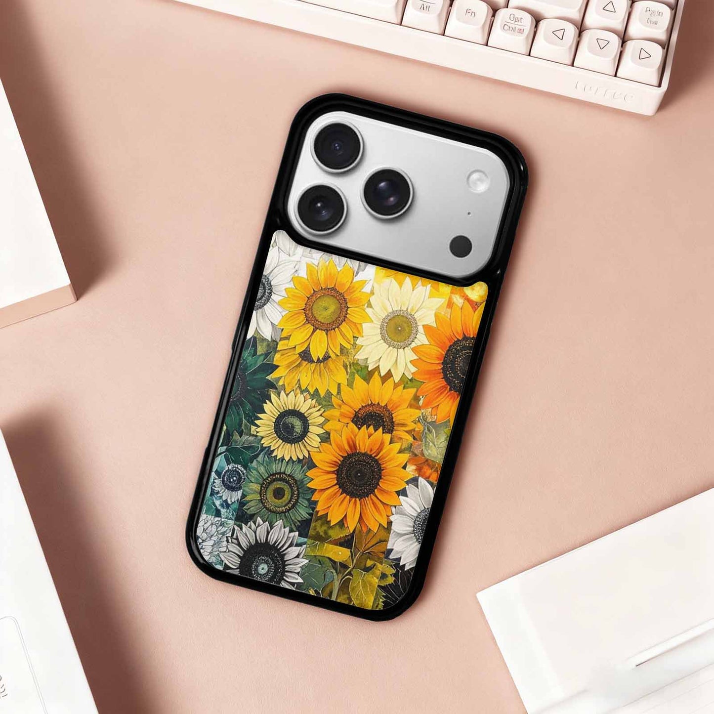iPhone 17 Pro Case — Blend Melt Them Together Small Floral, Custom Art Phone Cover