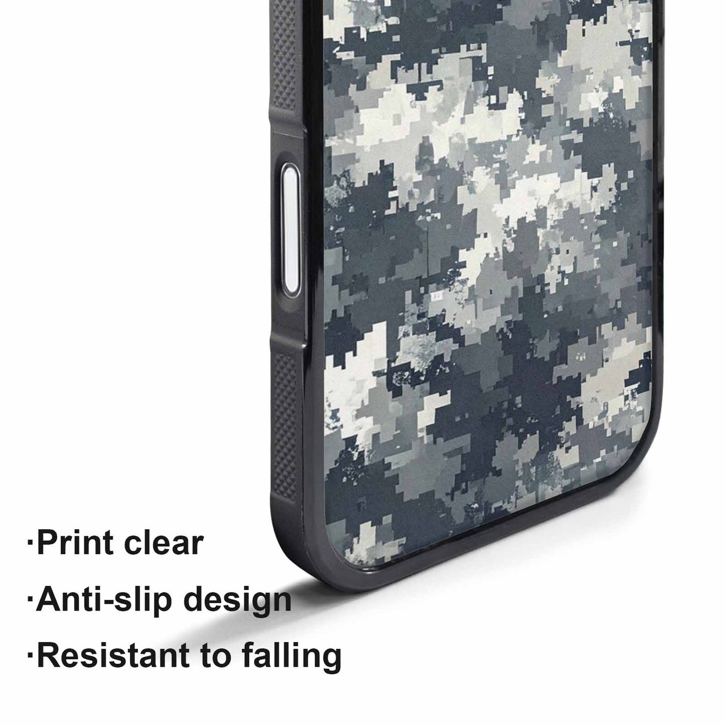 iPhone 17 Pro Max Case — Small Military Camouflage Blotch Camo, Custom Designed Case Cover