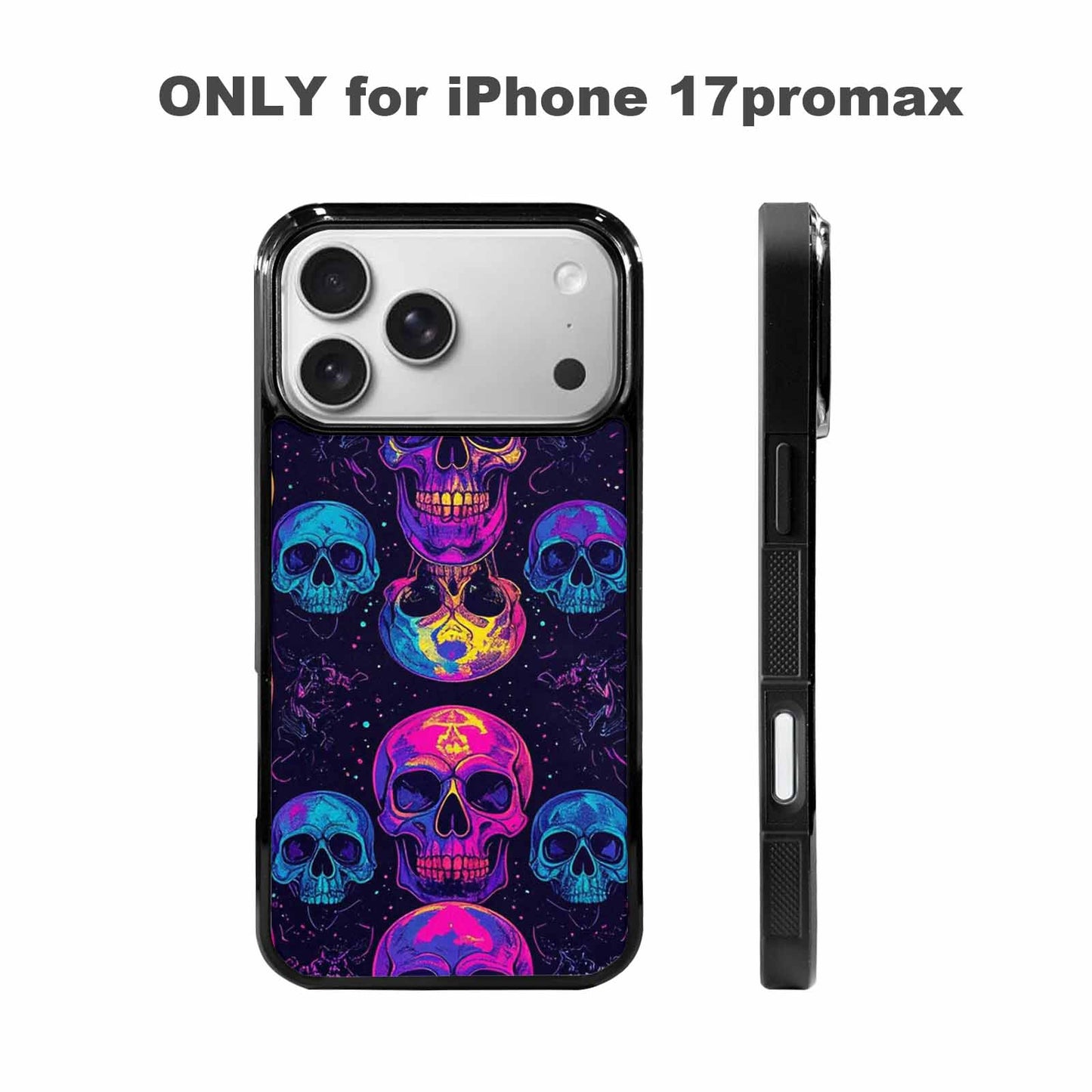 iPhone 17 Pro Max Case — Skull Dark Art Gothic Print Gothic, Custom Print Case Cover
