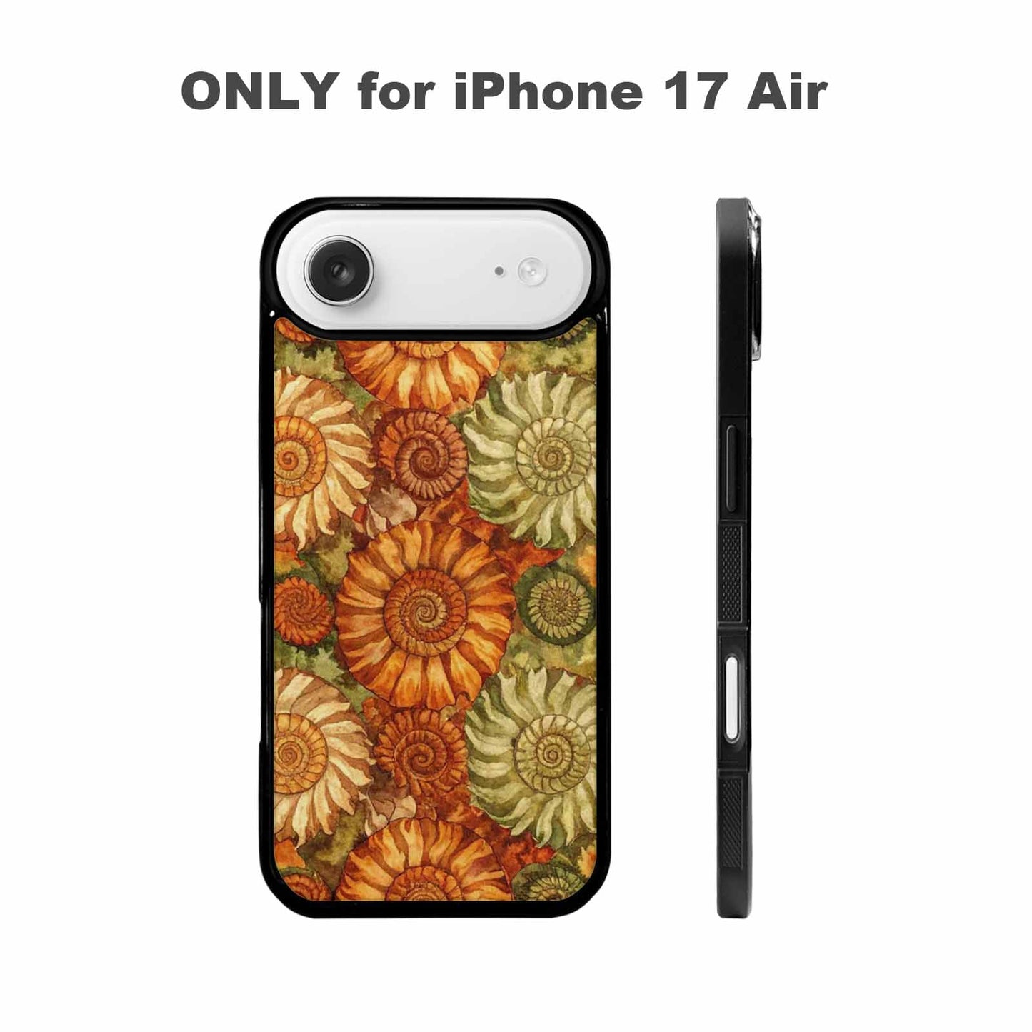 iPhone 17 Air Case — Tie Dye Earth Tones Blended Tie, Custom Phone Case