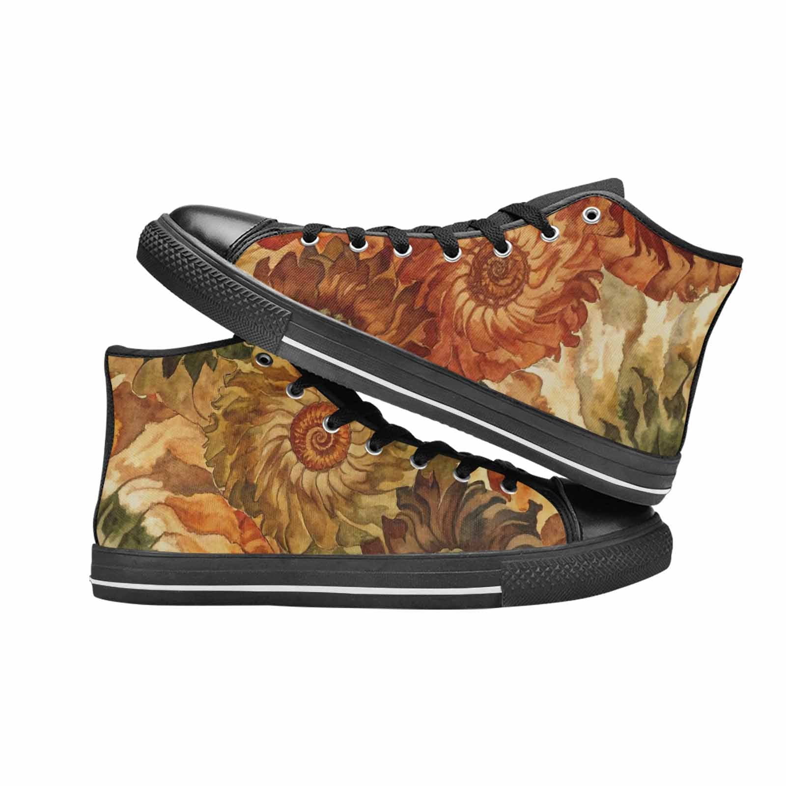 WOMEN'S Tie Dye - High Top Canvas Cottagecore Custom Sneakers