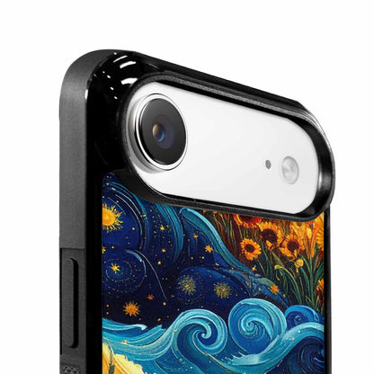 iPhone 17 Air Case — Small Van Gogh Style Swirl Galaxy, Custom Art Phone Cover