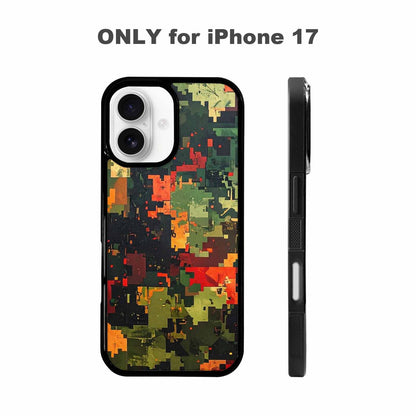 iPhone 17 Case — Small Military Camouflage Blotch Camo, Custom Printed Phone Case