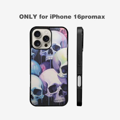 iPhone 16 Pro Max Case — Dark Black And White Color Tone, Custom Print Case Cover