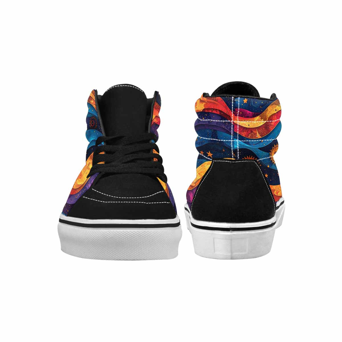 WOMEN'S Steampunk Galaxy High Top Canvas Dreamcore Custom Shoes
