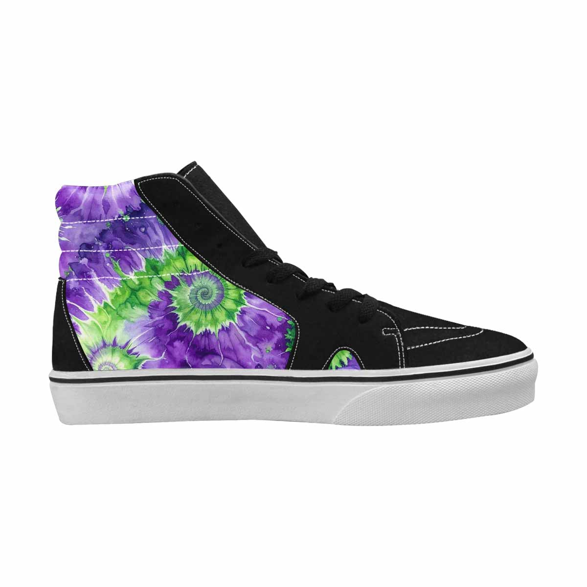 WOMEN'S Tie Dye - High Top Canvas Vivid Custom Shoes