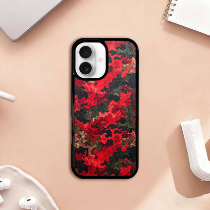 iPhone 17 Case — Small Military Camouflage Blotch Camo, Unique Phone Case Design