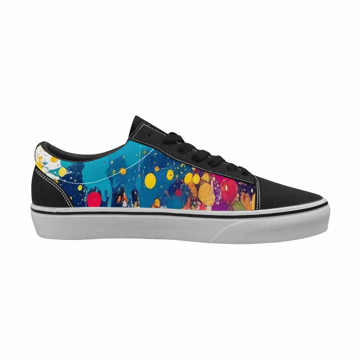 MEN'S Paint Splatter Canvas Lace-Up Dreamcore Sneakers