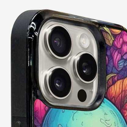 iPhone 16 Pro Case — Mushroom Skull Custom, Custom Print Case Cover