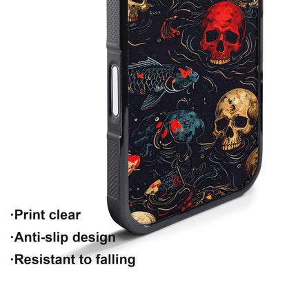 iPhone 17 Pro Case — Skull Dark Art Gothic Print Gothic, Original Design Phone Case