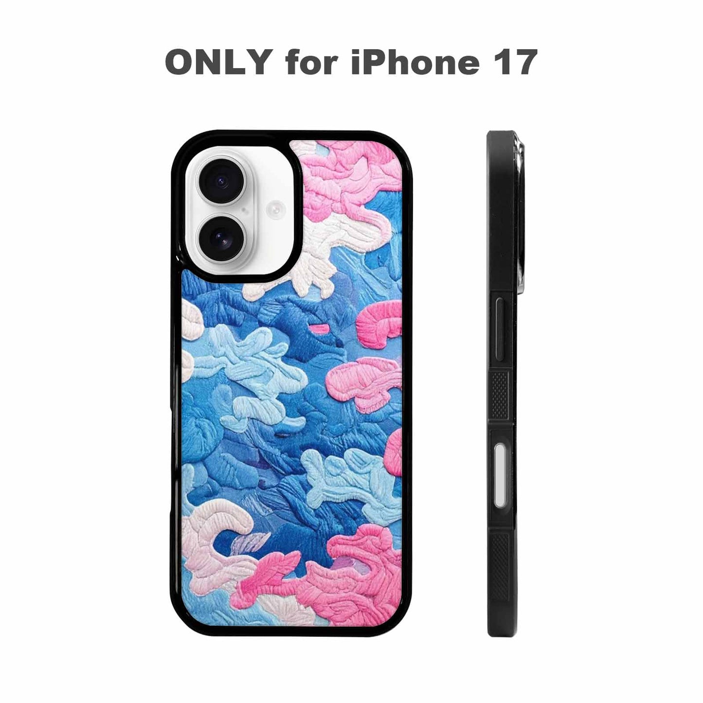 iPhone 17 Case — Vivid Camo Transgender Camo, Unique Phone Case Design