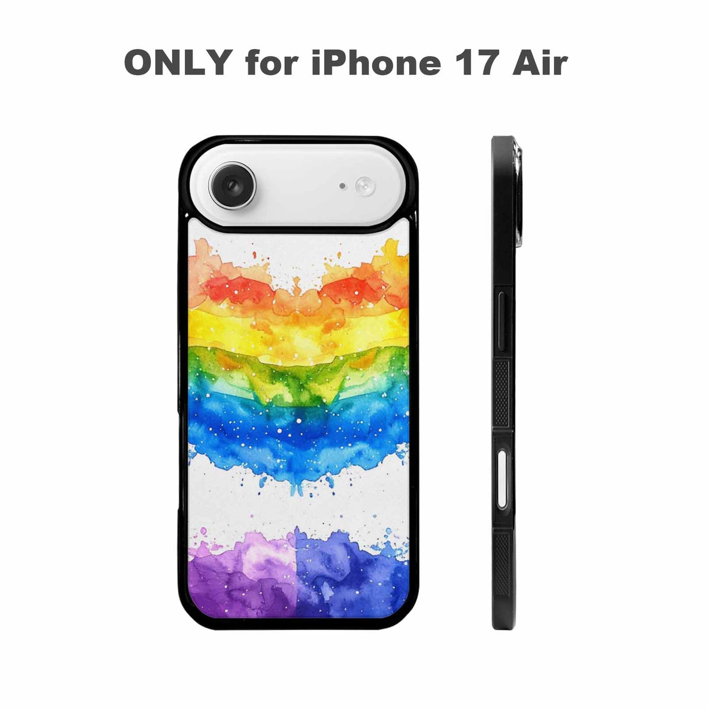 iPhone 17 Air Case — Watercolor Splash Abstract Pattern Seamless Watercolor, Custom Made Phone Cover