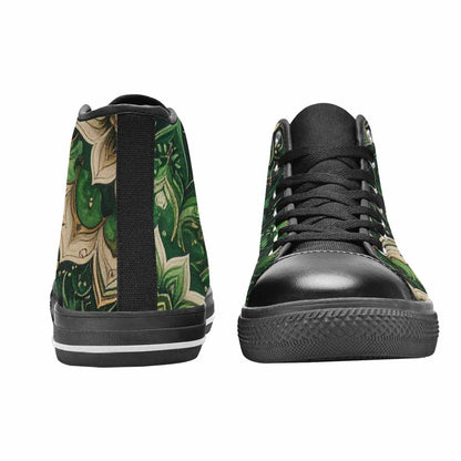 MEN'S Mandala High Top Canvas Grunge Sneakers