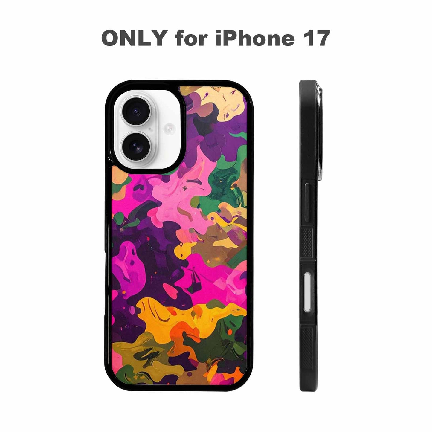 iPhone 17 Case — Small Military Camouflage Blotch Camo, Custom Designed Case Cover